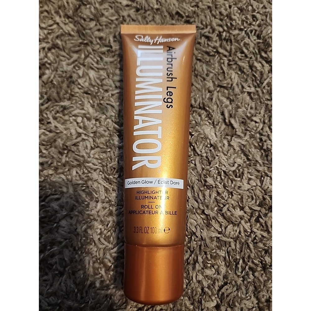 Sally Hansen Airbrush Legs Illuminator Nude Glow Highlighter Roll On 3.3oz‎ NEW